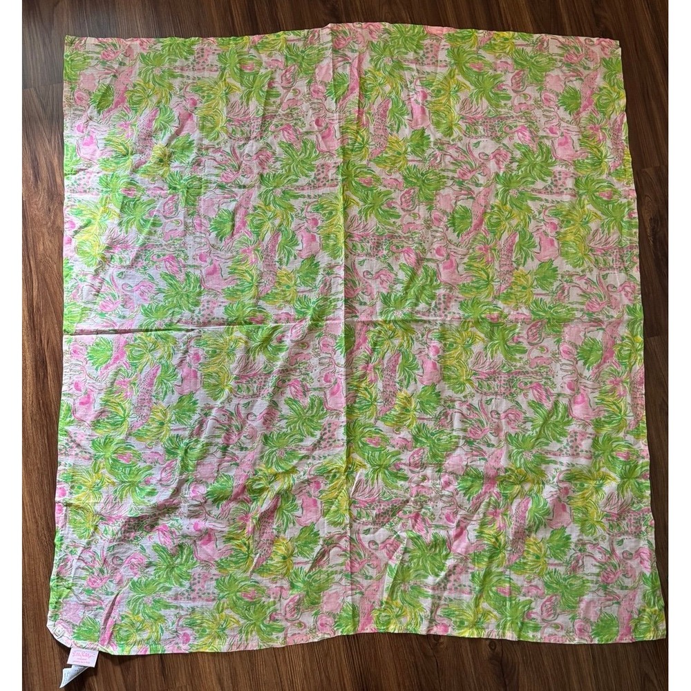Lilly Pulitzer swaddle blanket On Parade print